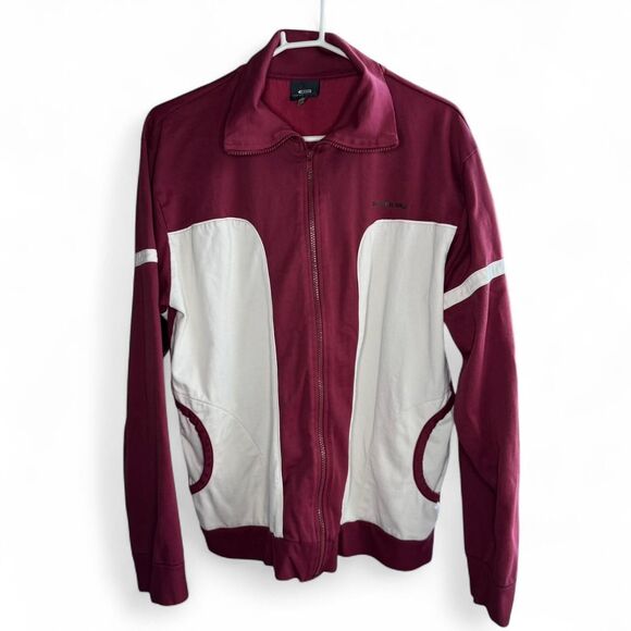 G-Star RAW Track jacket, Men’s size XL, Burgundy & White Zip Up. Street Wear. - Picture 1 of 6